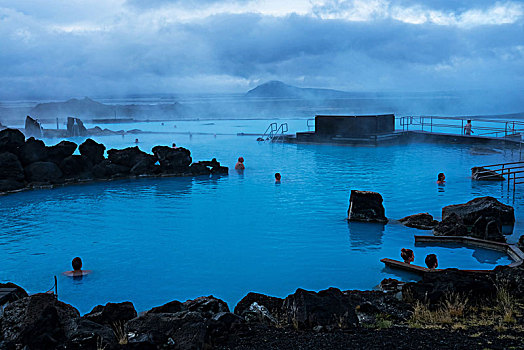 硫磺,热浴,冰岛