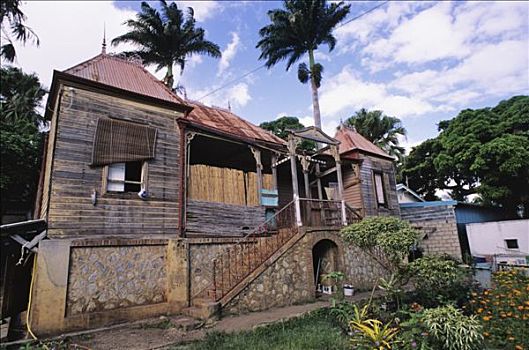 新加勒多尼亚,努美阿,木屋,房子
