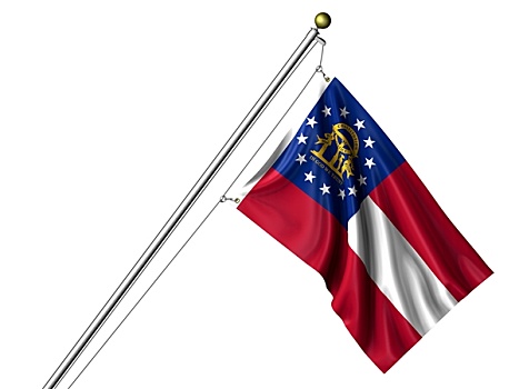 隔绝,乔治亚,旗帜