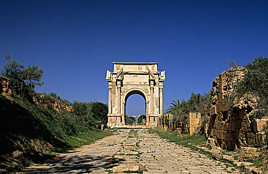 利比亚,的黎波里塔尼亚,莱普蒂斯马格纳,拱形