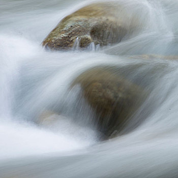 河,流动,石头,惠斯勒,不列颠哥伦比亚省,加拿大