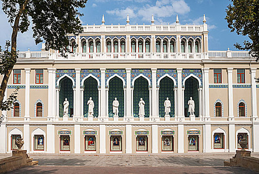建筑,巴库,阿塞拜疆