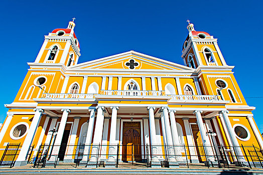 大教堂,亚松森,历史,中心,格拉纳达,尼加拉瓜,中美洲