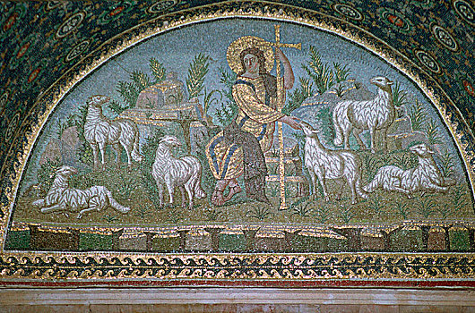 图案,耶稣,牧羊人,公元前5世纪,艺术家,未知