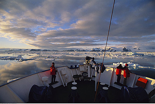 船,冰袋,南极