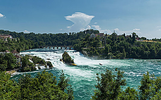 莱茵河,瀑布,瑞士