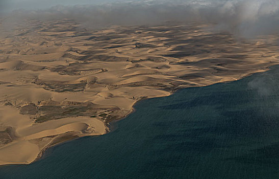 航拍,沙丘,纳米布沙漠,纳米比亚