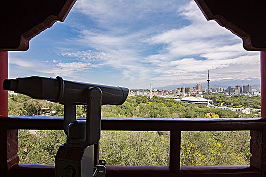景区望远镜