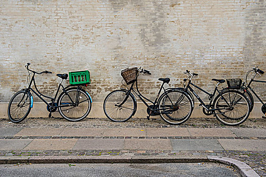 自行车,城市,哥本哈根,丹麦