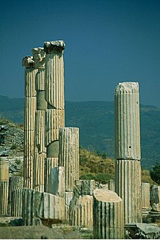 古迹,庙宇,阿波罗,雅典娜,土耳其