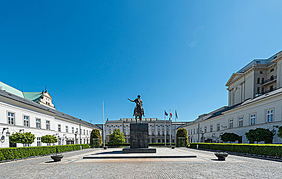 总统府,历史,中心,华沙,省,波兰,欧洲