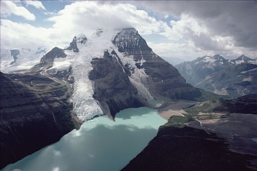 罗布森山,湖,罗布森山省立公园,靠近,碧玉国家公园,加拿大,落基山脉,不列颠哥伦比亚省