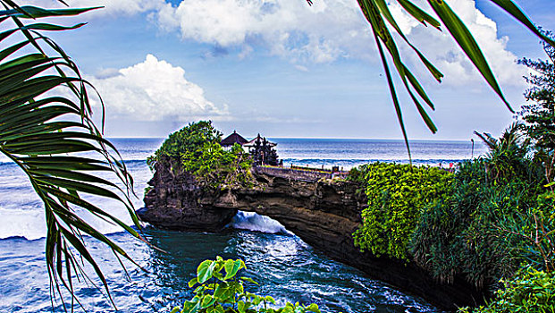 巴厘岛的海神庙