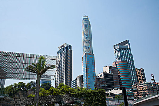 香港九龙维多利亚湾建筑