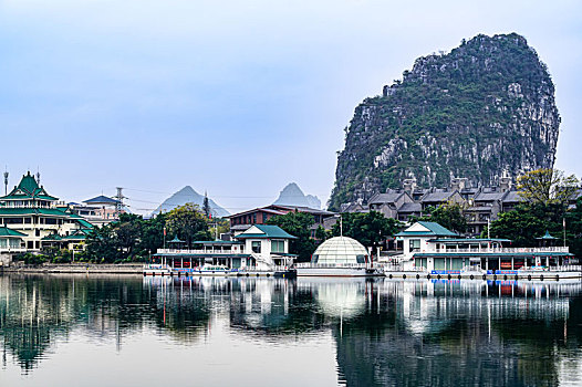 中国广西桂林市象山景区风光