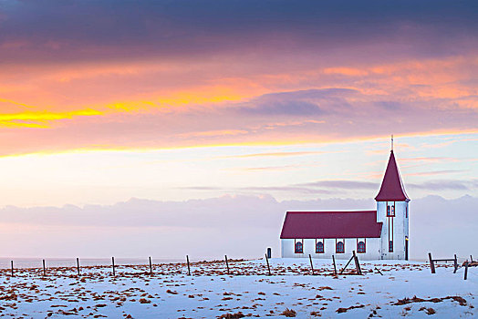 教堂,半岛,冰岛