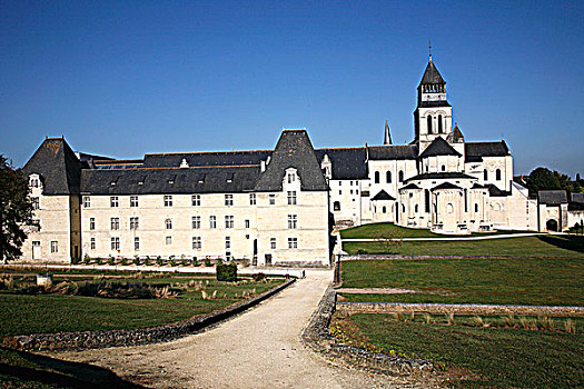 法国,曼恩-卢瓦尔省,安茹,皇家,教堂,12世纪