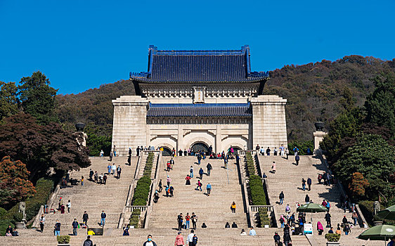 南京中山陵祭堂