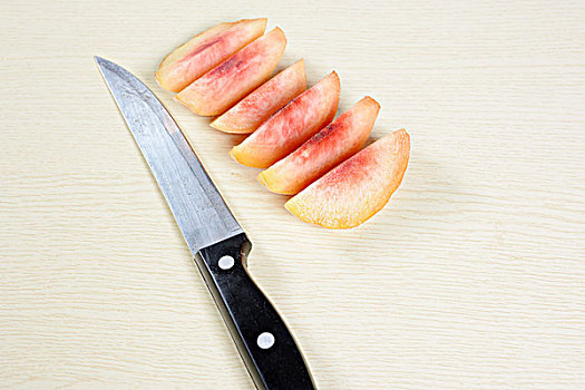 桃子切片