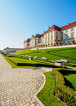 皇家,城堡,巴洛克,建筑,华沙,波兰,欧洲