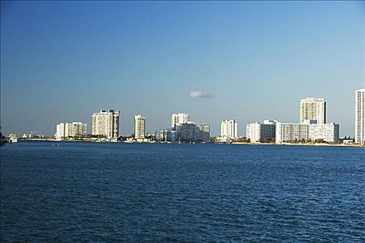 全景,建筑,海洋,迈阿密,佛罗里达,美国