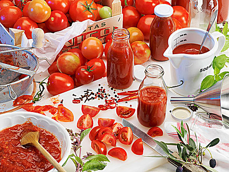 蕃茄酱,清新,西红柿