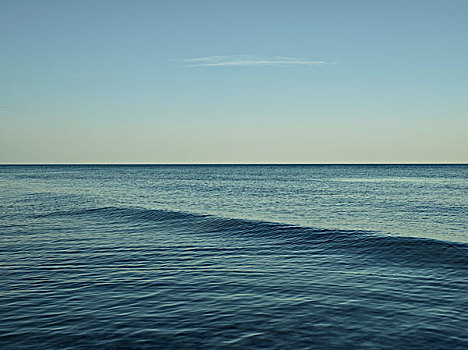 波罗的海,波纹,水面