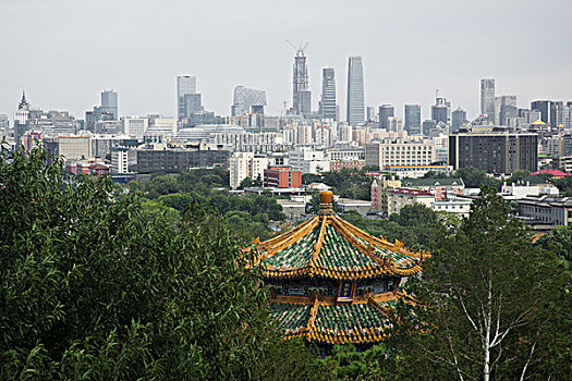 北京天际线城市风光