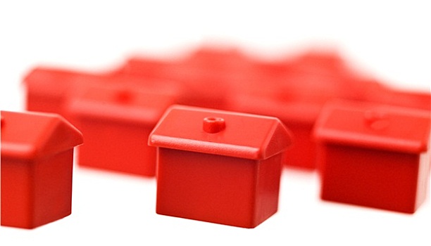 红色,玩具,房子