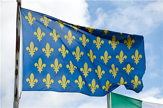 旗帜,中世纪,法国