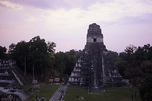 南美,危地马拉,美洲虎金字塔,一号神庙