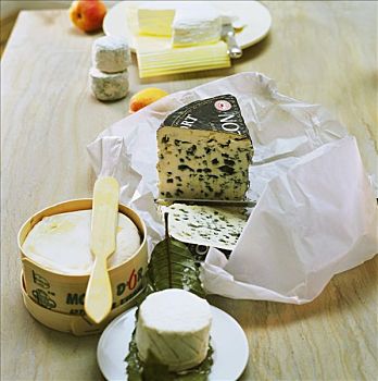 多样,奶酪,法国