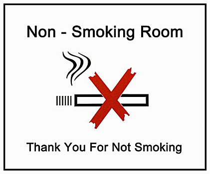 标识,禁止吸烟,房间,感谢,烟