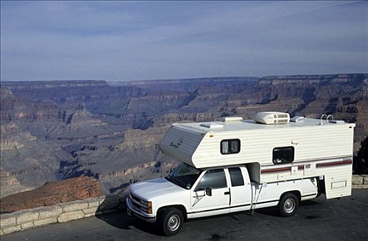 美国,亚利桑那,大峡谷国家公园,旅行房车,西部