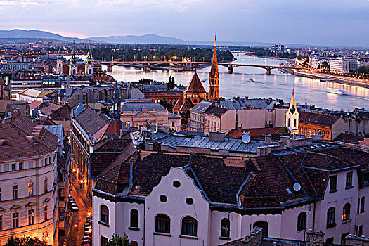 城堡,山,中心,布达佩斯,首都,匈牙利,欧洲