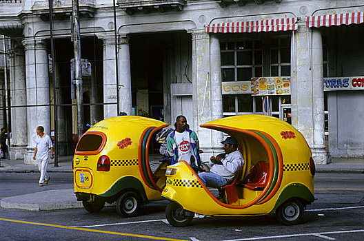 古巴,哈瓦那,街景,出租车