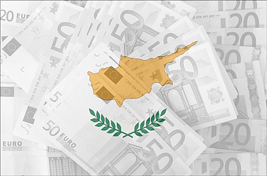 旗帜,塞浦路斯,透明,欧元,货币,背景