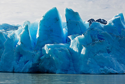格里冰河,冰河,托雷德裴恩国家公园,智利,南美