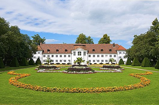 宫廷花园,坎普顿,巴伐利亚,德国,欧洲