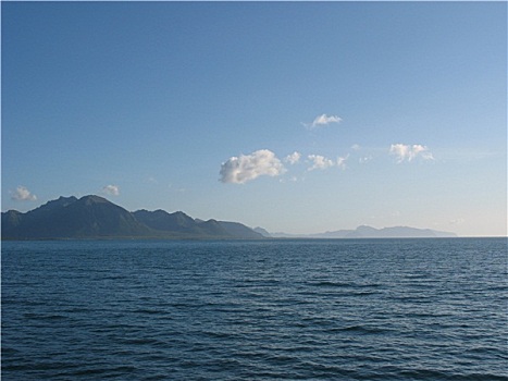 海洋,风景,罗浮敦群岛