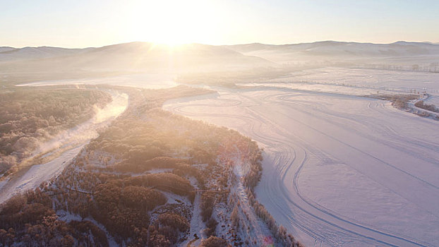 美丽的牙克石冰雪赛道