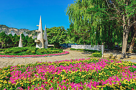 甘肃兰州黄河,水车园