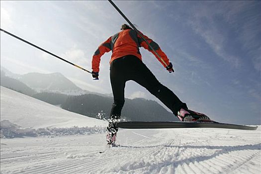 越野滑雪,女性,风格