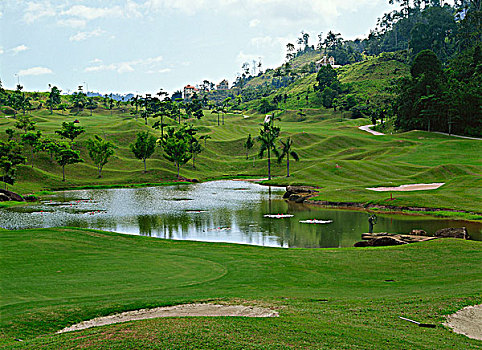 高尔夫球场,高地,马来西亚
