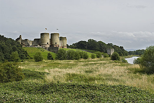 北威尔士,登比郡,城堡,１３世纪,国王