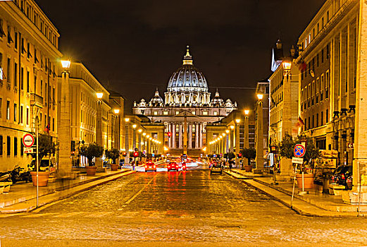 圣彼得大教堂,梵蒂冈,罗马,拉齐奥,意大利,欧洲