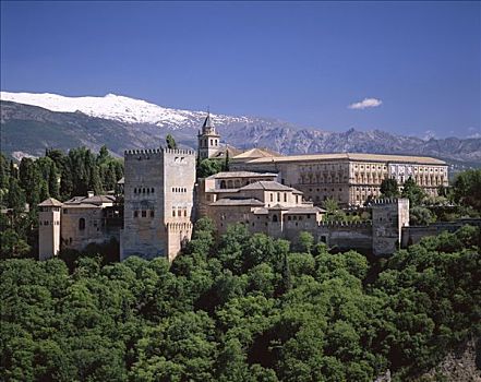 阿尔罕布拉,宫殿,格林纳达,安达卢西亚,西班牙