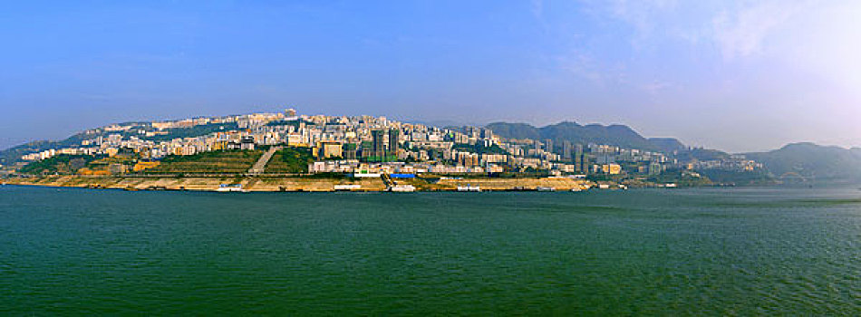 重庆市巫山县全景