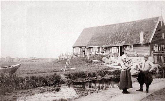 居民,岛屿,荷兰,1898年,艺术家