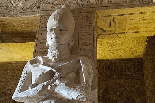 雕塑,阿布辛贝尔神庙,努比亚,埃及